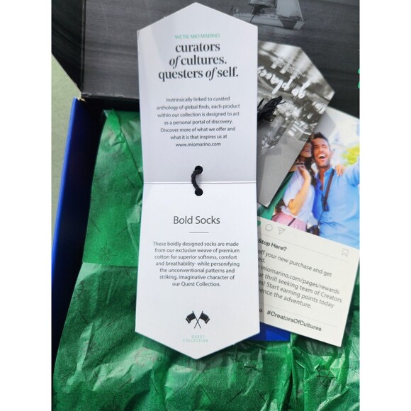 6 Pack Mens dress socks - Mio Marino~NEW IN BOX - Picture 8 of 9